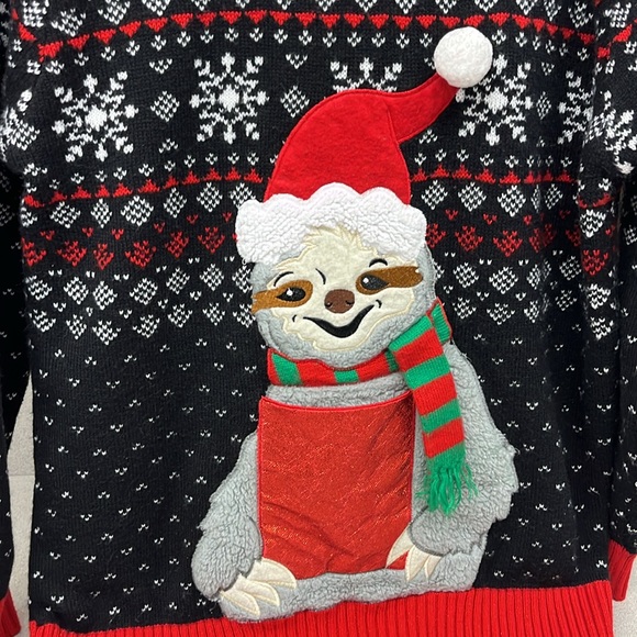 Sloth ugly sweater
Christmas sweater
Holiday hype
Size large - Picture 3 of 8